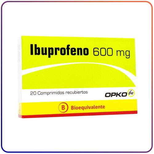 IBUPROFENO 600 MG 20 COMP RECUBIERTOS